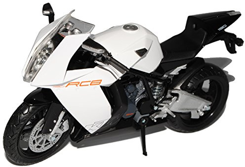 KTM RC8 1190 Weiss 1/12 K-T-M Modell Motorrad Modell Auto