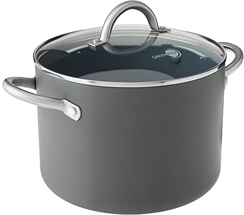 GreenPan Lima Healthy Suppentopf, Keramik, antihaftbeschichtet, 8 l