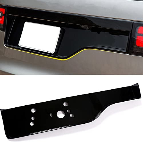 Cache de plaque d'immatriculation arrière pour Land Rover Discovery 5 LR5 Noir