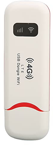 Goshyda Router WiFi Mobile, Slot per Scheda SIM Hotspot Internet Ad Alta velocità USB 4G LTE, Connessione per 10 Dispositivi, per Viaggi di Lavoro, Esterno, Ufficio