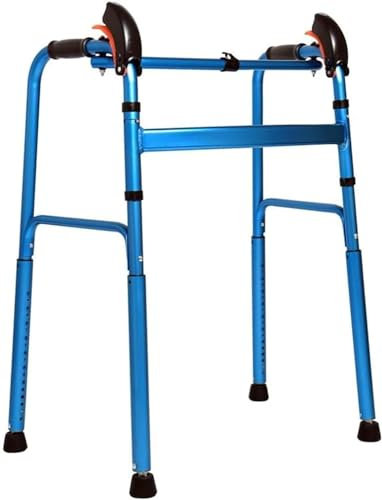 Joyfitness Gehhilfe für Erwachsene, Gehbock für Senioren Stabil, zusammenklappbares Gehgestell aus Aluminium, Gehhilfe für ältere Menschen, Leichter Standard-Gehhilfe