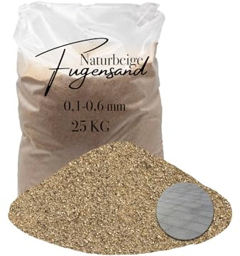 Fugensand Einkehrsand Quarzsand Pflasterfugensand beige (0,1-0,6 mm)