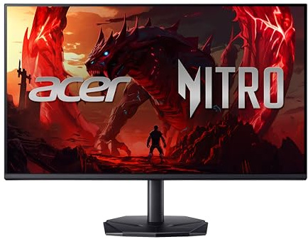 acer Nitro KG272UG 27 inch Quad HD (2560 x 1440) Gaming Monitor - 120Hz, 1ms, IPS Panel, Adaptive Sync, 90% DCI-P3, HDR Ready, Speakers, DisplayPort, HDMI