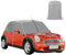 für Mini Cabrio R52 R57 F57 2005-2022 Halbgarage Autoabdeckung, Ersatz für Mini Cooper, 600D Hälfte Autoabdeckung, Wasserdicht Dachschutz Sonnen Halbabdeckung, für alle Wetterbedingungen (Grau)