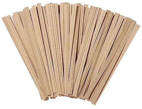 VILLFUL 1000 Stück Papier Brotbinder Zarte Geschenktütenbinder Multifunktionale Süßigkeitenbinder Party Zubehör
