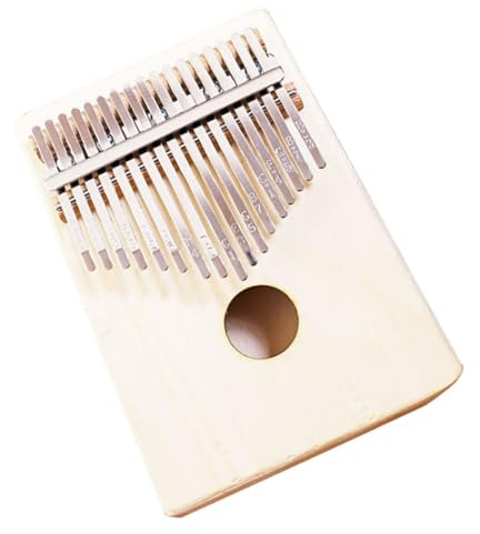 VINTORKY Selbstgemacht Kalimba Satz 17 Töne Daumenklavier Blank Malset für Kinder Selbstbau Graffiti Musikinstrument Bastelmaterial für Musikschule und Freizeit
