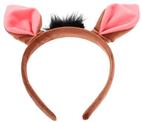 PACKOVE Tierisches Ohrkopfbedeckung mit Schweineohren Niedliches Cosplay Haarband für Dekoratives Accessoire für Karneval Kostüm und Themenpartys und Praktisch