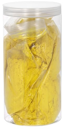 sourcing map Iron Oxide Powder Concrete Pigment 400 Mesh 28.2oz (800g) Iron Oxide Grout Pigment for Pastel Tile Paint Concrete Cement, Marigold