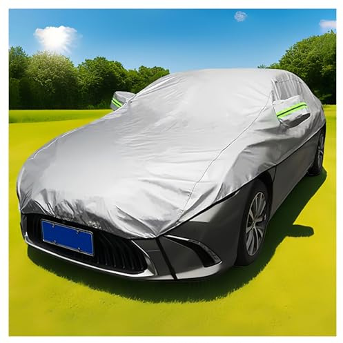 Halb Auto Abdeckung,Autoplane, manuelle maßgeschneiderte Größe, Oxford, Outdoor Indoor,für Audi Q3 Autoschutzhülle，Autogarage，Regenschutz, Sonnenschutz,Verschleißbeständigkeit