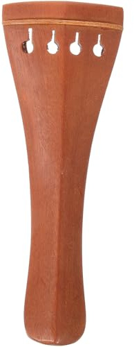 WHAMVOX Saitenhalter und Leichtem Design aus Braunem Holz für Violine mit Hoher Härte Professionelles Ersatzteil Zufällige Farbe für 4/4 Violine Geeignet für Anfänger und Liebhaber