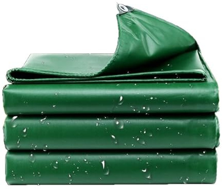 Waterproof Tarps Cover Rainproof Covering Tarpaulin with Eyelets for Roof Camping Outdoor(1x3.0m(3.3x9.8ft))