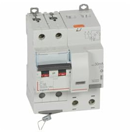 411158 Legrand Disjoncteur Différentiel 16a Type Ac 30ma Dx³6000 10ka 2p
