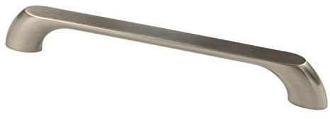 Gedotec Kommoden-Griff Modern Bogengriff 160 mm Möbelgriff Küche - Sofia | Schubladengriff Edelstahl-Optik | Griff Aluminium für Schrank & Möbel-Türen | 1 Stück - Design Schrankgriff mit Schrauben
