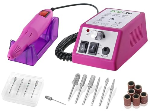 Fußpflegegerät Fräser Set Schleifgerät Pediküre mit großem Diamantschleifer | Elektrischer Hornhautentferner für eine großflächige Hornhautentfernung