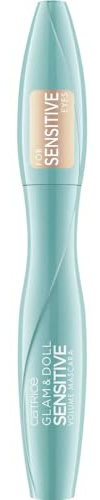 Catrice Glam & Doll Sensitive Volume Mascara, Wimperntusche, Nr. 010 Ultra Black, schwarz, für sensible Augen, Haut, volumengebend, matt, vegan, ohne Parfüm, ohne Alkohol (9ml)