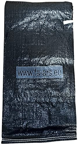 50 Hochwassersandsäcke Hochwassersack leer 30x60cm schwarz mit Druck uv-stabil