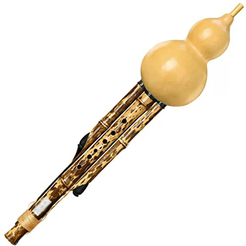Kürbisflöte Professionelle Leistungsprüfung Zum Unterrichten Von Musikinstrumenten, Kürbisseide Kürbis-Musikinstrument-Geschenk (Color : Wood_C-key)