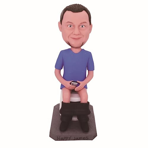 mydedor Individuelle Wackelkopf-Figur, personalisierte Figur, Geburtstagsgeschenke für Büro, Auto, Armaturenbrett, Sammlerstück
