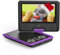 YOTON Reproductor de DVD portátil de 9,5 Pulgadas para niños con Pantalla giratoria HD de 7,5 Pulgadas, Altavoz estéreo, sincronización TV/USB/Tarjeta SD (Morado)