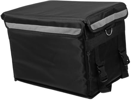 Cabilock 1 Pc Boîte à emporter de 30 litres de plein glacière collation compartiment coffret barbecue camping box boîtes-repas sortir le à lunch mallette thermique nylon Black