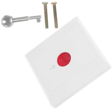 CANIGHT Red Emergency Stop Push Button Switch Waterproof Button for Home Security