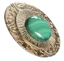 Arwen : broche aimantée en maillechort | Sans épingle