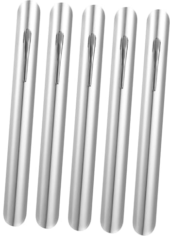 Yardenfun 5 Pièces Grattoir Ramasse Acier Inoxydable Outil Nettoyage Table Portable avec Clip Fixe pour Serveurs et Restaurants