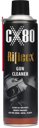 RifleCX - Spray de Nettoyage pour Arme - Produits et Accessoires de Nettoyage pour Armes, Fusil, Chasse, pour Résidus de Poudre, Plomb, Cuivre, Nickel, Huile et Graisse - Gun Cleaner 500 ML
