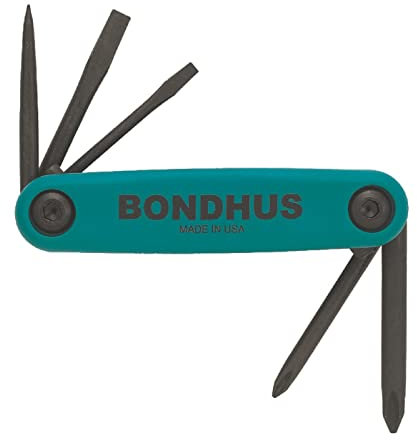BONDHUS, GORILLAGRIP HEX FOLD UP Keys Ph/Slot/Awl AFU5, 12545
