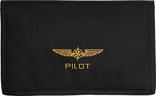 Design4Pilots Dokumententasche für Flugdokumente, schwarz / Document Wallet für Pilots Docubag