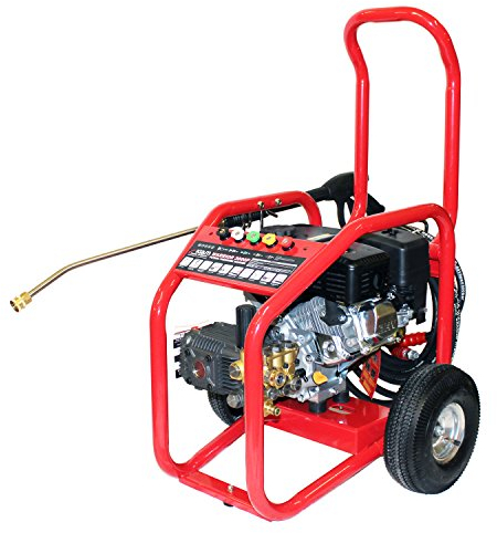 Equip2clean Warrior 3000P Petrol High Pressure Washers | 3200 PSI Max Pressure | 6.5HP Engine | Ideal for Driveways, Patios, Cars | Includes 10M High-Pressure Hose & Nozzles