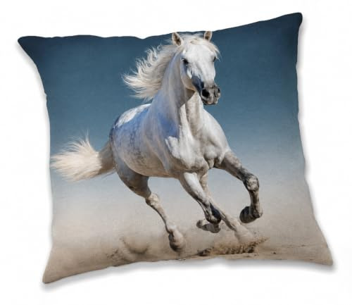 Jerry Fabrics Kissen weißes Pferd