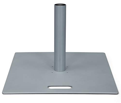 Vispronet Verschiedene Bodenelemente/Bodenplatten für Mobile Fahnenmasten & Fahnenstangen (55x55 cm)