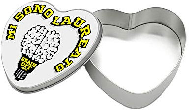 gadgeteventi Scatola Laurea in Metallo Personalizzata Mi Sono Laureato/a Scatoline Porta Gioie Regalo per Feste di Laurea (Tonda, Laureato)