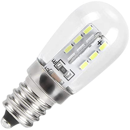 Bombilla LED para nevera, 10 bombillas E12, 1,5 W CA 230 V de repuesto para lámpara de máquina de coser doméstica, Adopta el estándar internacional E12, para coche, RV, bombilla de luz de paisaje