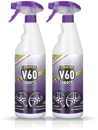 Sisbrill V60 Sport Nettoyant Jantes - Neutre et sûr - Gecko Spray Édition - 2 unités