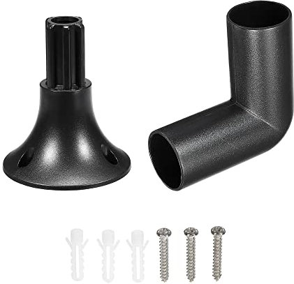 sourcing map Solar Torch Light Base and Joint Kit Landscape Light Wall Mounting Kit for Garden Pathway Lighting, 4 Set