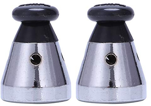 Pressure Cooker Relief Jigger Valve 1.5 Inch High 2Pcs Black