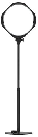 JOBY Beamo Studio Key Light, Luce da Studio USB, per Contenuti Video, 10 Livelli Luminosità, 3 Temperature Colore, Telecomando Via Cavo, Attacchi Cold Shoe