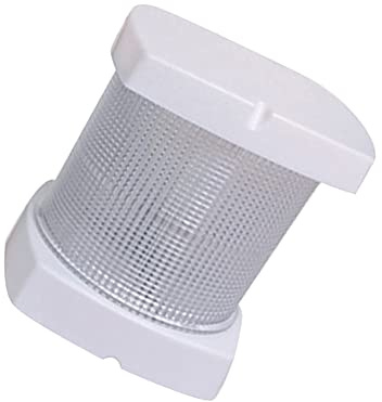 Voyant D'avertissement De Navire, Asudaro 3 Pouces Signal Anchor Mast Light 12V / 24V LED Lampe De Navigation étanche pour Camping-Car, Yacht, Bateau à Moteur