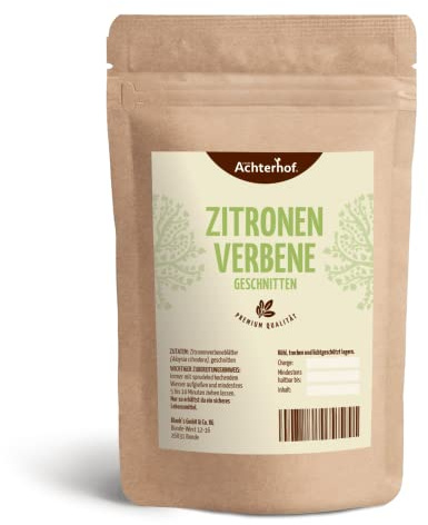 Zitronenverbeneblätter 250g | Zitronig-frisches Aroma | ideal für erfrischende Sommerlimonaden und Zitronentee | vom Achterhof