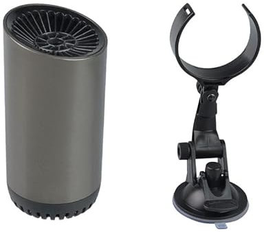 MACHSWON 2 in 1 12 V 150 W Autoheizung Defroster, 180? drehbar Tragbarer Windschutzscheiben-Defroster mit USB-Stent