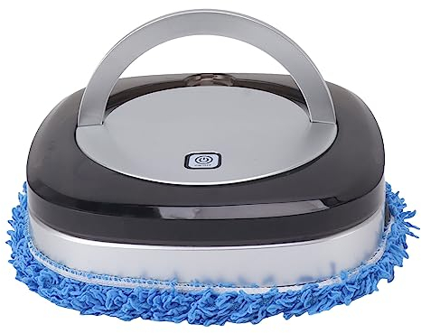 Robot Lavapavimenti Ad Alta Efficienza, Adatto per Pavimenti Duri, Funziona con Pulizia Automatica, Anticollisione, Bassa rumorosità, Pulizia Potente per di Animali (Silver)