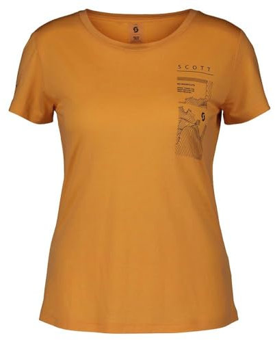 Scott Defined Merino Graphic Outdoor/Sport Shirt kurz Melon orange 2024: Größe: L (40/42)