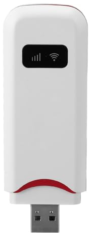 Módem WiFi USB 4G LTE, Uso Compartido de Internet de Alta Velocidad para hasta 10 Usuarios, Ranura para Tarjeta SIM, Fuente de Alimentación USB, Protección Múltiple