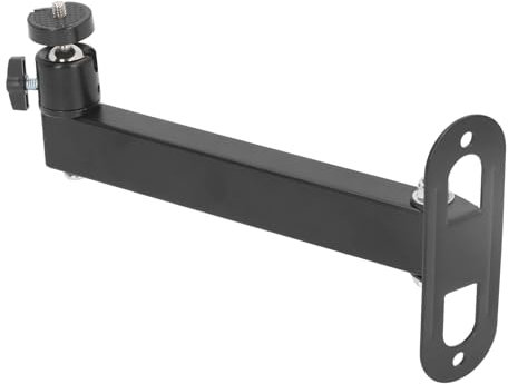 Topiky Adjustable Foldable Universal Projector Wall Mount, 360° Rotation, Steel Construction, 1/4 Interface, Strong Load Capacity, for Projectors and Cameras