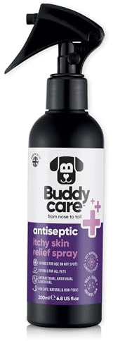 Buddycare Pet Antiseptic Itchy Skin Relief Spray Suitable for all pets - 200ml