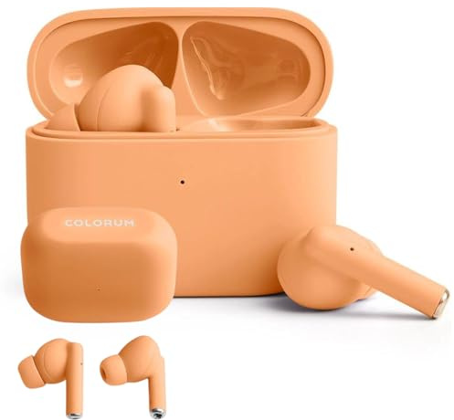 FOREVER COLORUM TWS Cuffie Bluetooth 5.3 Pesca - Auricolari Bluetooth In Ear con Bassi Profondi - Auricolari con Microfono e USB-C per Ricarica Rapida - Cuffie Bluetooth per Android e iOS
