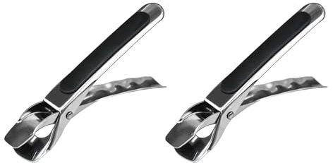 Aiyraa 2 Stück Airfryer Zange, Rutschfeste Ofenzange für Heißluftfritteuse, Silikon Zange für Ofen, Pfanne, Hot Pot, Anti-Verbrühungsschutz, Zange für Heißluftfritteusen