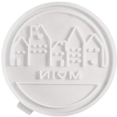 Multifunktionale Silikonform zum Aufhängen von Ornamenten, geeignet zum Basteln einzigartiger Zement- und Gips-Hängeornamente
